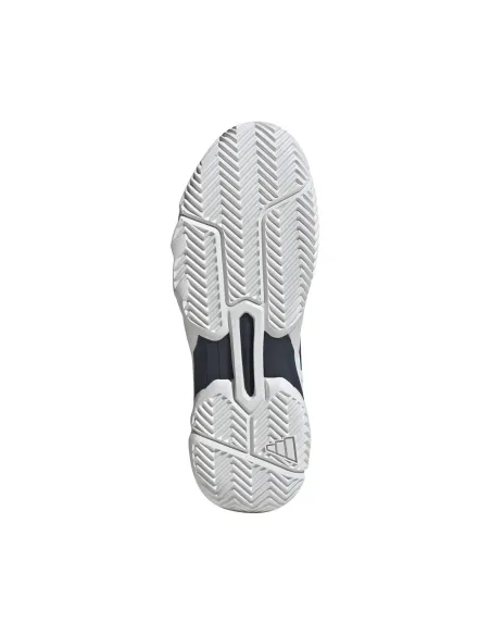 Adidas Courtjam Kontrolle 3 Weiß/Dunkelblau | Ofertas De Padel
